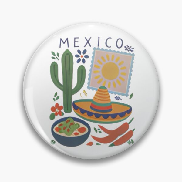 Item preview, Mexico Aesthetic Illustration | Colorful Mexican Vibes | Fiesta & Travel Art Design designed and sold by Mialunaa.