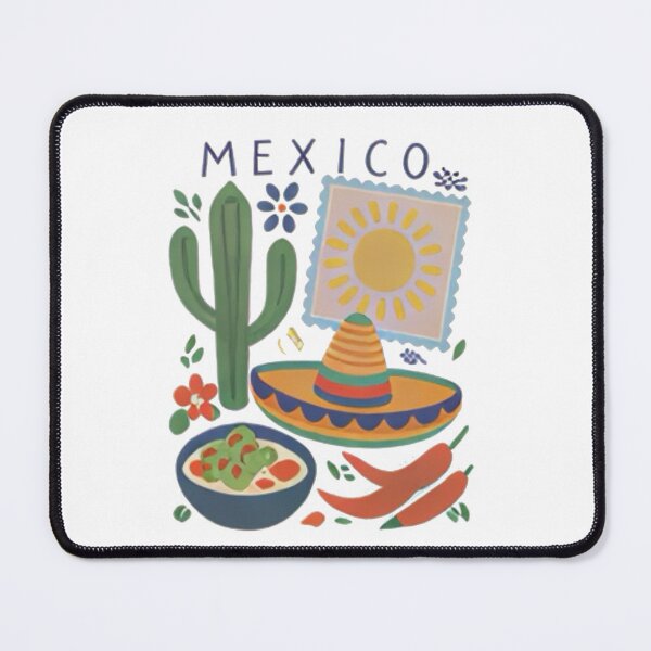 Item preview, Mexico Aesthetic Illustration | Colorful Mexican Vibes | Fiesta & Travel Art Design designed and sold by Mialunaa.