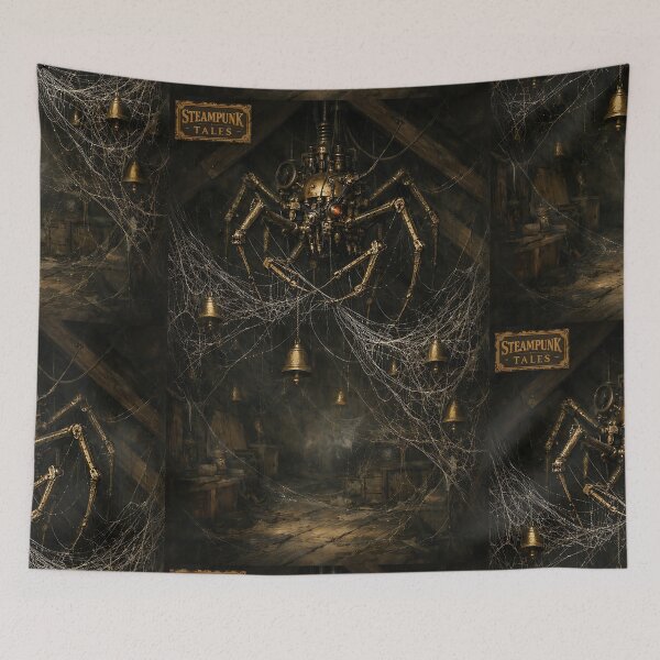 Item preview, The Weaver of Iron Lace - Steampunk Horror designed and sold by bapupa.