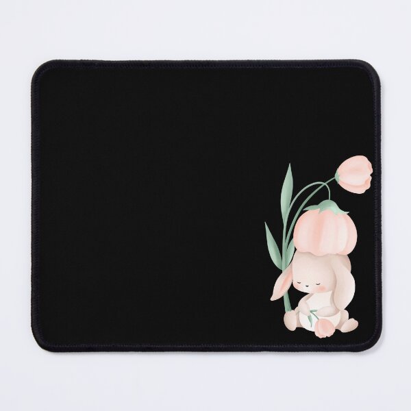 Item preview, Easter Rabbit Flower Watercolor - Adorable Spring Bunny Nature Gift designed and sold by FuzionRaptor.