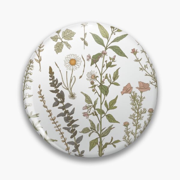 Item preview, Apothecary Herb Garden — Detailed Botanical Roots & Flowers Print designed and sold by VintageTips.