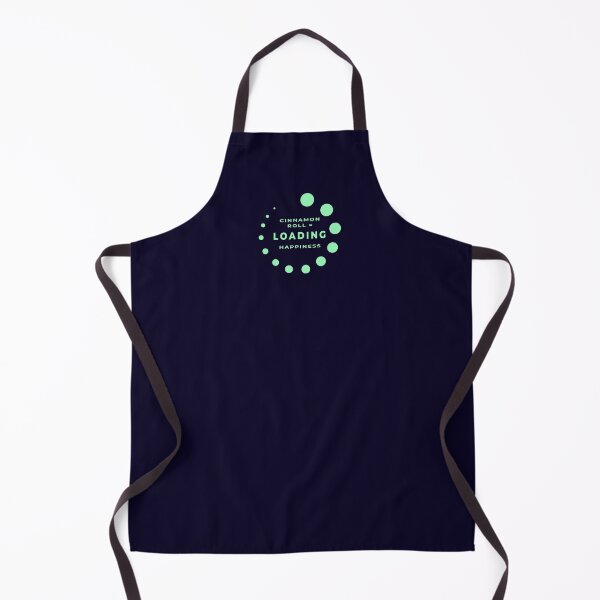 Item preview, Cinnamon roll loading happiness – nerd & programmer typography design designed and sold by unique art and design.