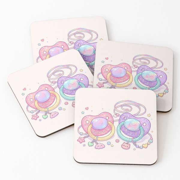 Item preview, Cute Pacifiers Pastel Kawaii designed and sold by LMDIGITAL6.