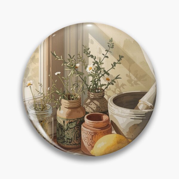 Item preview, The Herbalist's Corner — Vintage Apothecary Kitchen Shelf Art designed and sold by VintageTips.