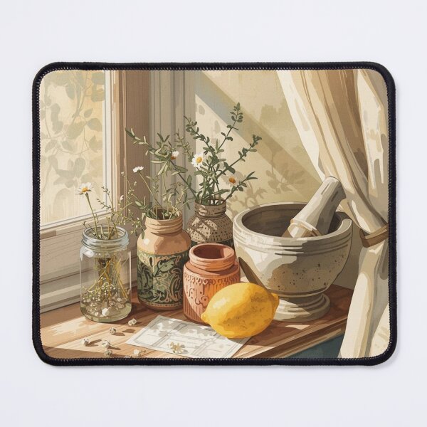 Item preview, The Herbalist's Corner — Vintage Apothecary Kitchen Shelf Art designed and sold by VintageTips.