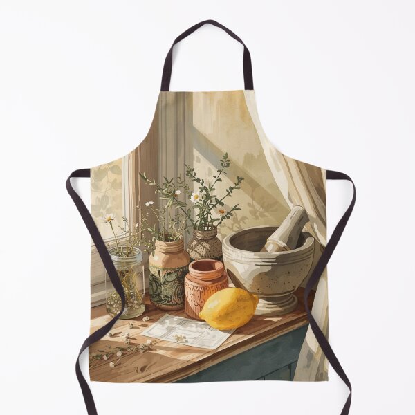 Item preview, The Herbalist's Corner — Vintage Apothecary Kitchen Shelf Art designed and sold by VintageTips.