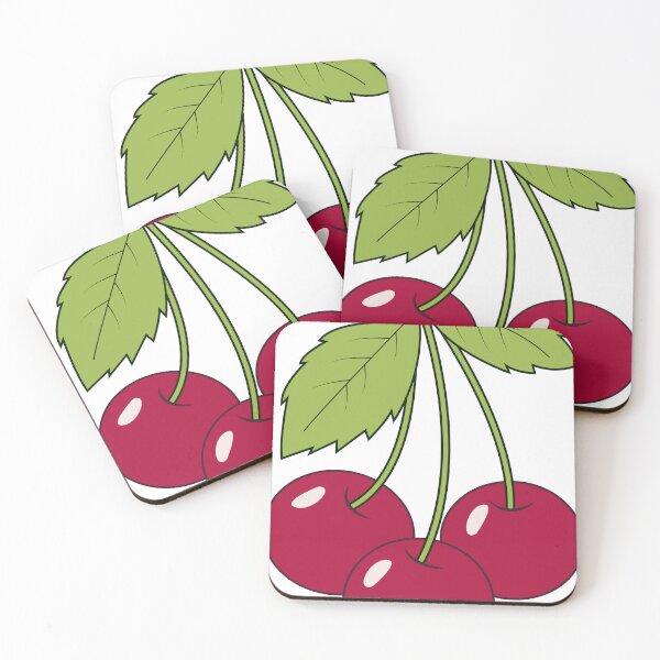 Item preview, Cherry Trio Illustration designed and sold by DesignbyAnnaM.
