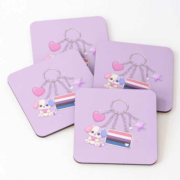 Item preview, Genderfluid Keychain designed and sold by BritPoPBrat.