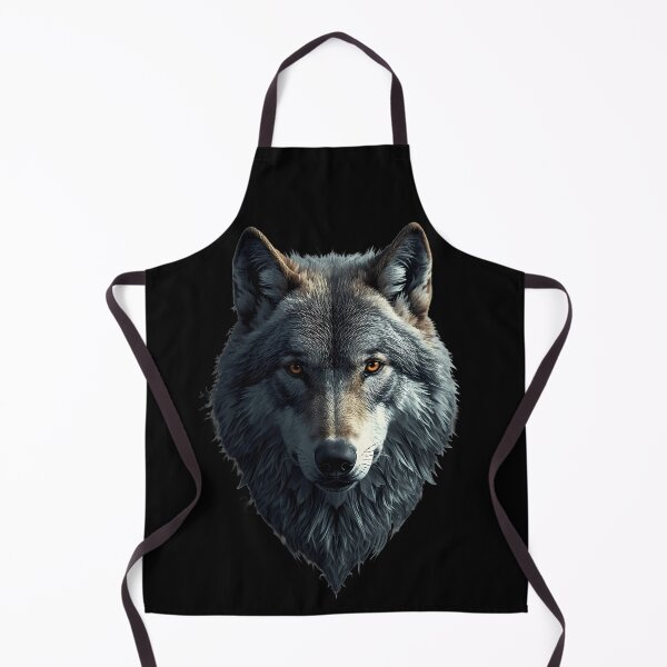 Item preview, Mystic Alpha Wolf - Majestic Amber Eyes Portrait designed and sold by Quotable Gear.