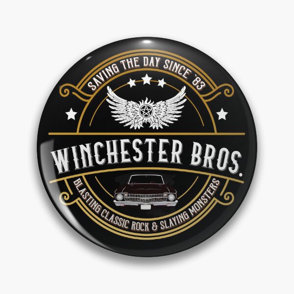 Item preview, Winchester Bros Saving The Day Since 83 Supernatural designed and sold by Say It With Ink.