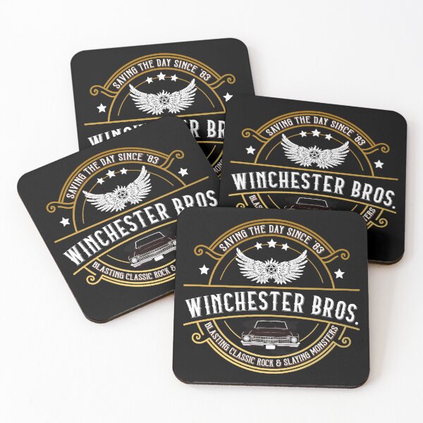 Item preview, Winchester Bros Saving The Day Since 83 Supernatural designed and sold by Say It With Ink.