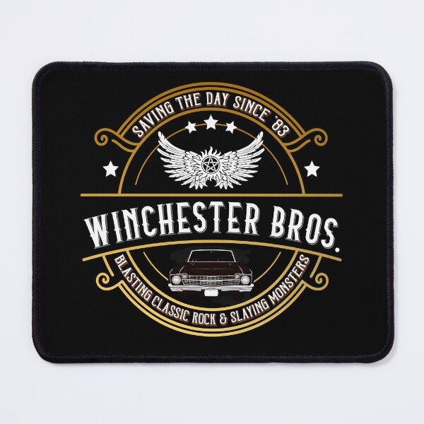 Item preview, Winchester Bros Saving The Day Since 83 Supernatural designed and sold by Say It With Ink.