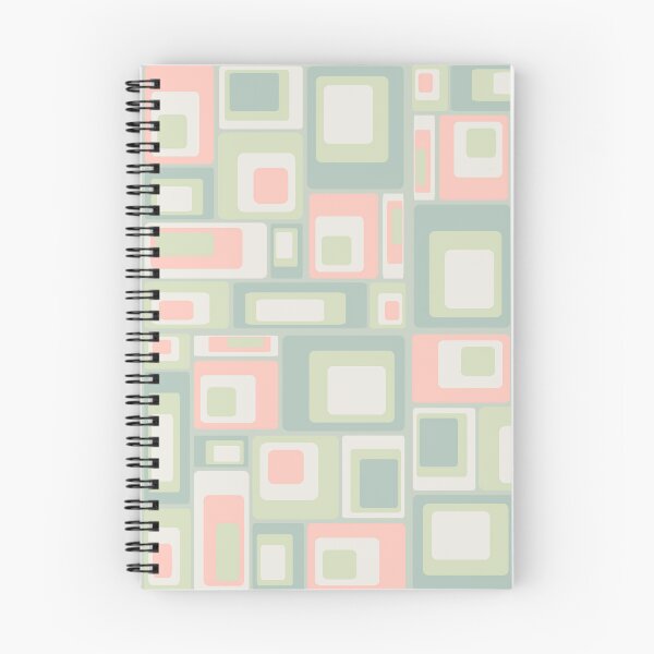 Item preview, 2000s revival midcentury mod squares_watermelon pastels designed and sold by quinnhopp.
