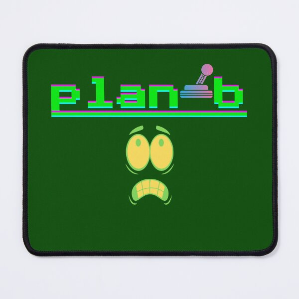 Item preview, Plan B Clutch Symbol - Funny Anxiety Face Graphic Design. designed and sold by LunaPrintCo.