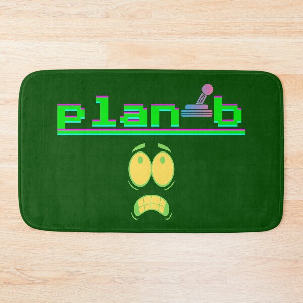 Item preview, Plan B Clutch Symbol - Funny Anxiety Face Graphic Design. designed and sold by LunaPrintCo.
