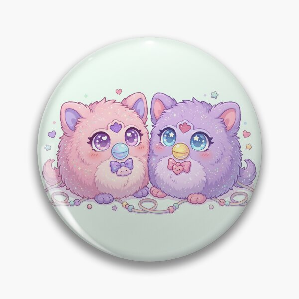 Item preview, Cute Fluffy Creatures Kawaii Duo designed and sold by LMDIGITAL6.