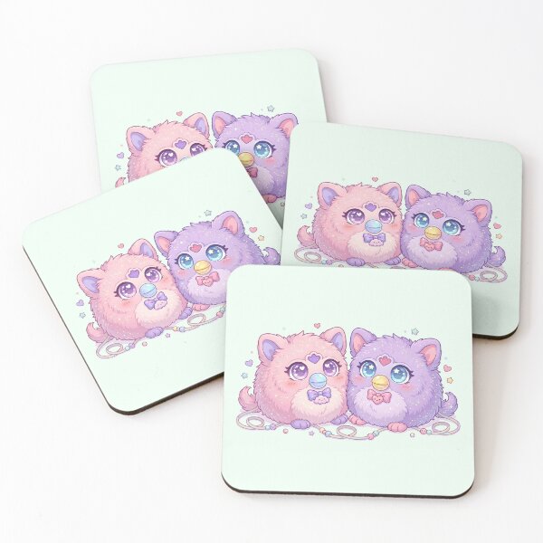 Item preview, Cute Fluffy Creatures Kawaii Duo designed and sold by LMDIGITAL6.