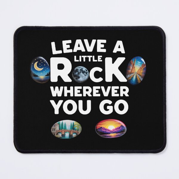 Item preview, leave a little rock wherever you go Miniature Scenic Stone Art designed and sold by Luppuss.