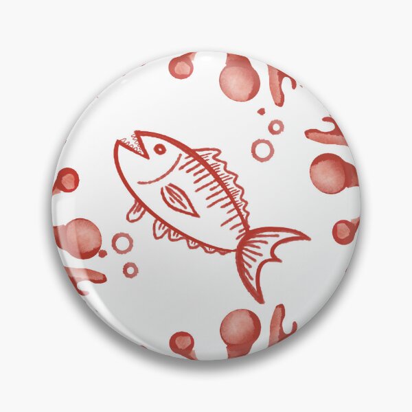 Item preview, Lindo patrón de peces y pulpos del océano designed and sold by Pryhozha.