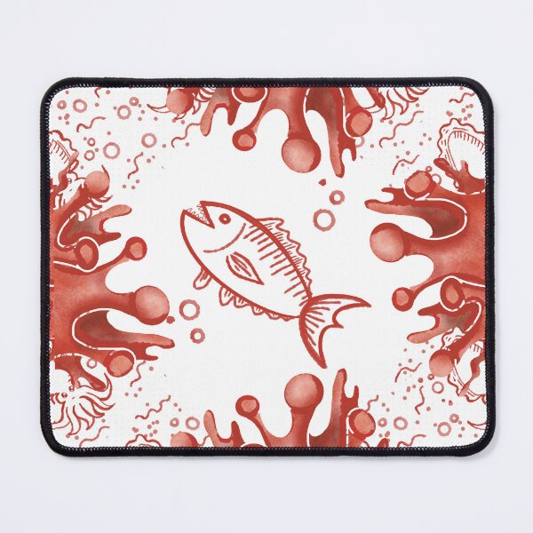 Item preview, Cute Fish and Octopus Ocean Pattern designed and sold by Pryhozha.