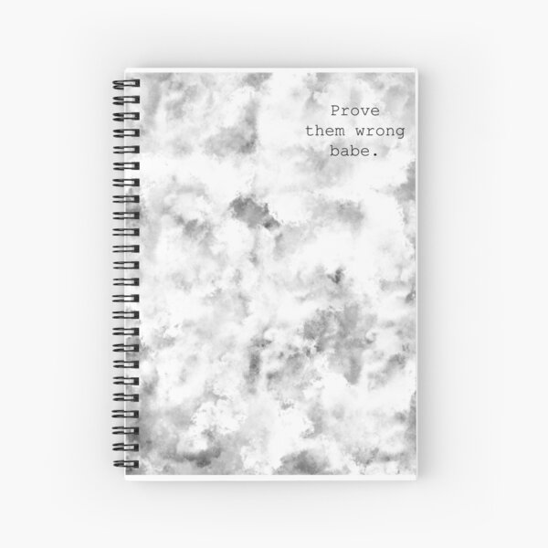 Clouds Quote Spiral Notebook