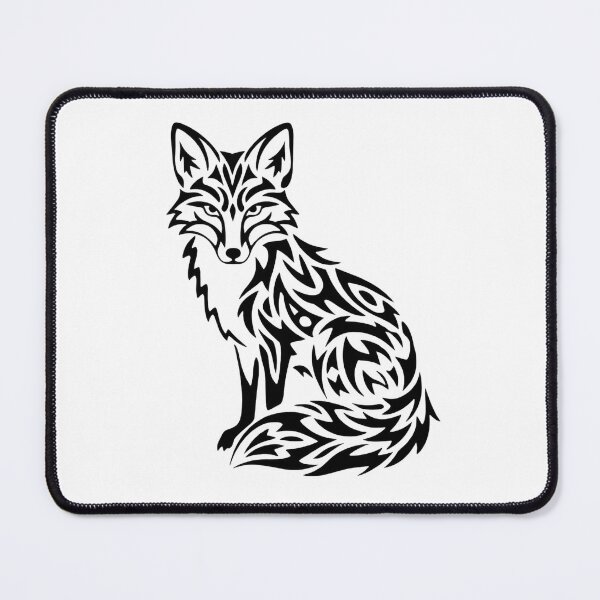 Item preview, Tribal Fox Illustration – Stylized Geometric Fox Line Art designed and sold by ArcticFoxStudio.