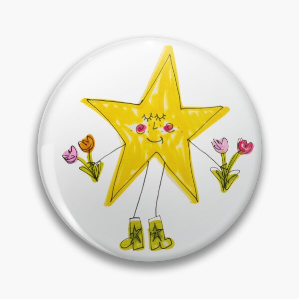 Item preview, Miss Star Girl with Tulips designed and sold by livebrave3.