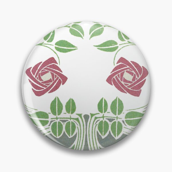 Item preview, Geometric Art Nouveau Rose Pattern designed and sold by interdesigner.