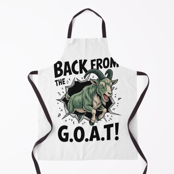 Item preview, GOAT Funny Meme Design, Back from the Greatest of All Time Goat Graphic, Humor Animal Pun Art, Sticker Phone Case Mug Hoodie Gift designed and sold by ColorFlick.