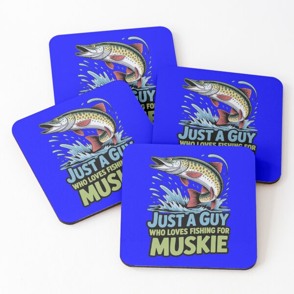Item preview, Fisherman Art Design Just A Guy Who Loves Fishing For Muskie designed and sold by fantasticdesign.