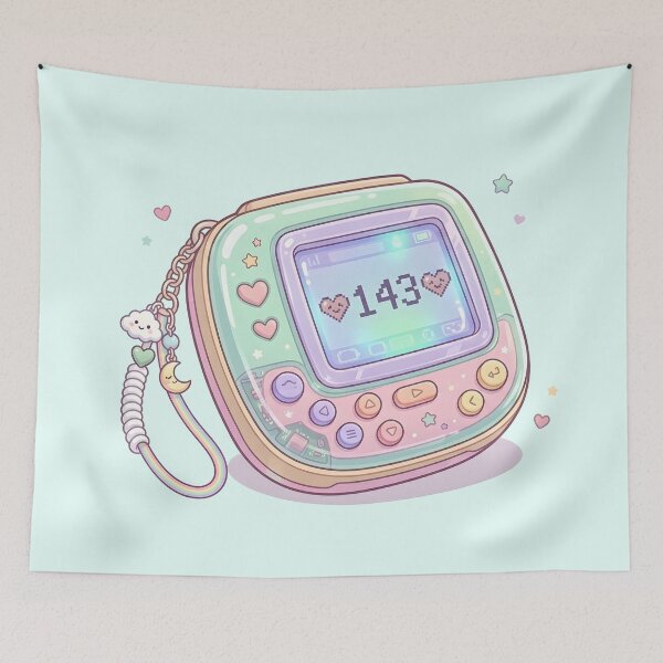 Item preview, 90s Beeper Pager 143 Love Message Kawaii designed and sold by LMDIGITAL6.