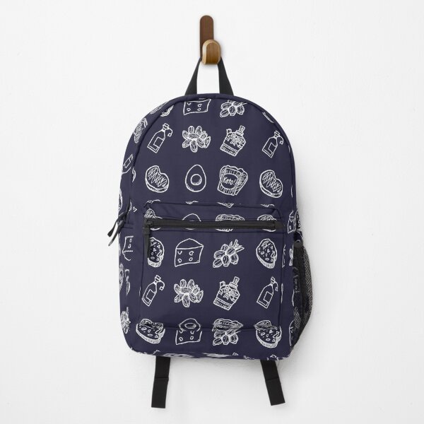 Item preview, Keto Chalkboard Doodles – White Ink Low Carb Icons designed and sold by DOROTA-0909.