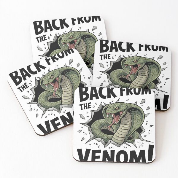 Item preview, Funny Snake Venom Design, Back from the Venom Serpent Graphic, Dark Aesthetic Reptile Art, Edgy Animal Gift designed and sold by ColorFlick.