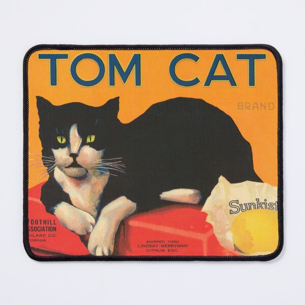 Item preview, Vintage "Tom Cat Brand" Sunkist Citrus Label designed and sold by interdesigner.