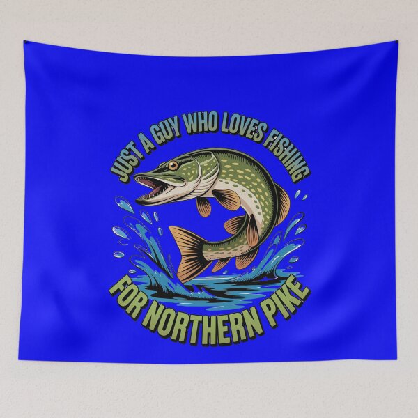Item preview, Just A Guy Who Loves Fishing For Northern Pike Art Design designed and sold by fantasticdesign.