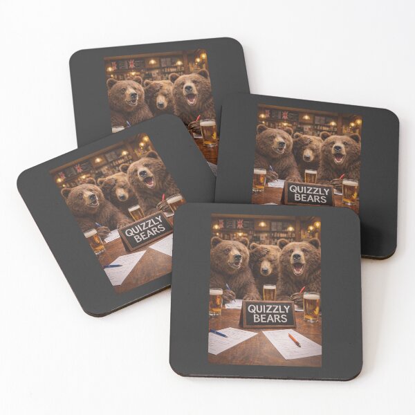 Item preview, Quizzly Bears Pub Quiz Funny Design designed and sold by Hornace88studio.