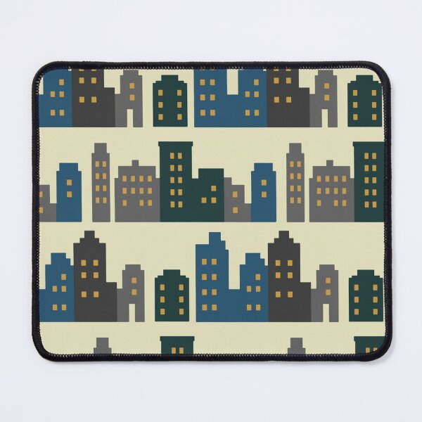 Item preview, Modern City Skyline Seamless Pattern – Night Lights designed and sold by Midnight Veil Designs.