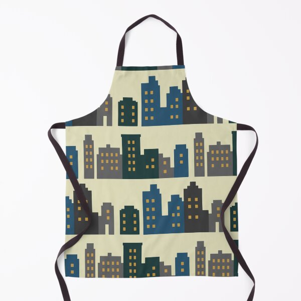 Item preview, Modern City Skyline Seamless Pattern – Night Lights designed and sold by Midnight Veil Designs.
