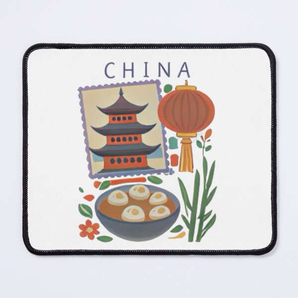 Item preview, China Aesthetic Illustration | Great Wall & East Asian Vibes | Chinese Travel Culture Art Design designed and sold by Mialunaa.
