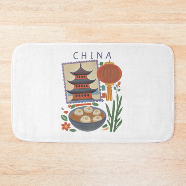 Item preview, China Aesthetic Illustration | Great Wall & East Asian Vibes | Chinese Travel Culture Art Design designed and sold by Mialunaa.