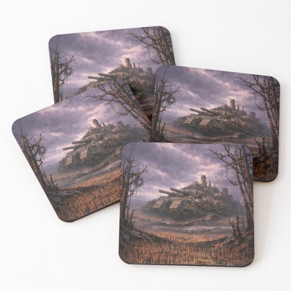 Item preview, The Iron-Thistle Moors - Steampunk Landscape designed and sold by bapupa.