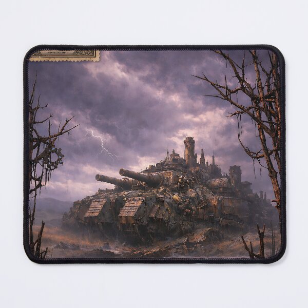 Item preview, The Iron-Thistle Moors - Steampunk Landscape designed and sold by bapupa.