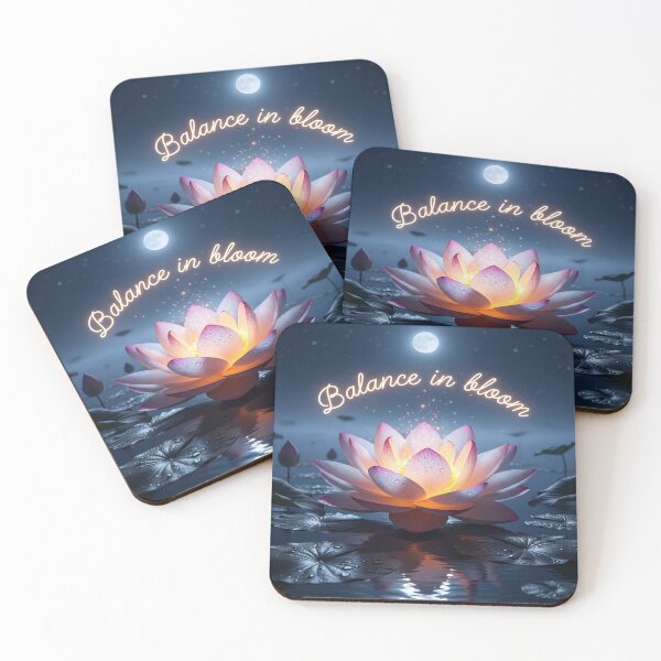 Item preview, Balance in Bloom – Lotus Moonlight Design designed and sold by Cristhian Almanza.
