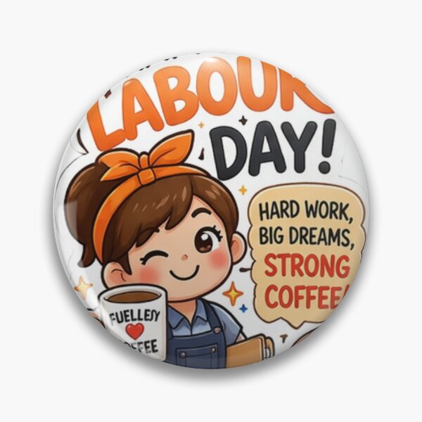 Item preview, Labour Day designed and sold by RoyzStickerArt.