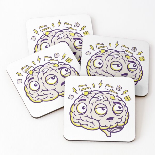 Item preview, ADHD Brain With 47 Tabs Open Funny Neurodivergent Gift designed and sold by CHAOS_CLUB.