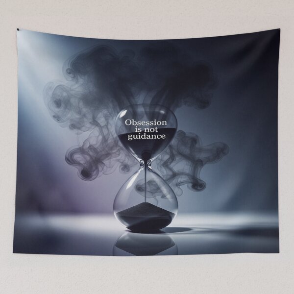 Item preview, Obsession Is Not Guidance – Hourglass Design designed and sold by Cristhian Almanza.