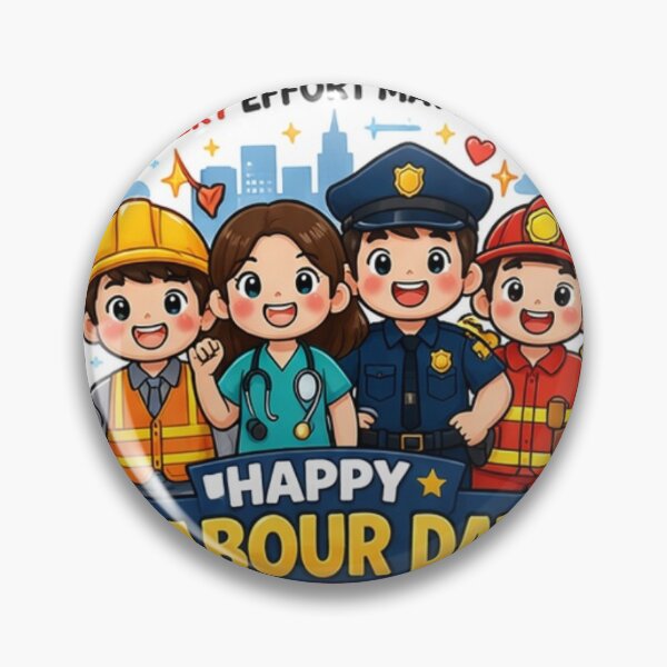 Item preview, Labour Day designed and sold by RoyzStickerArt.