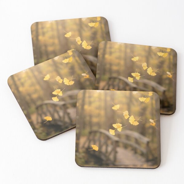 Item preview, Falling Ginkgo Leaves designed and sold by Tridentulus.