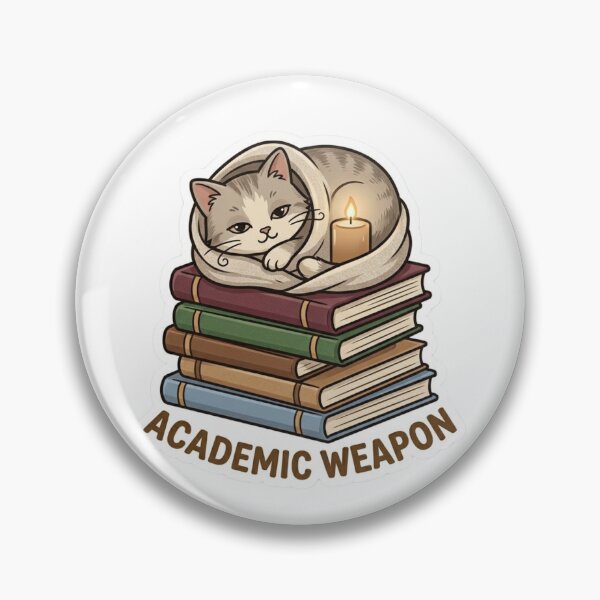 Item preview, “Academic Weapon” Study Sticker designed and sold by carolscoons.