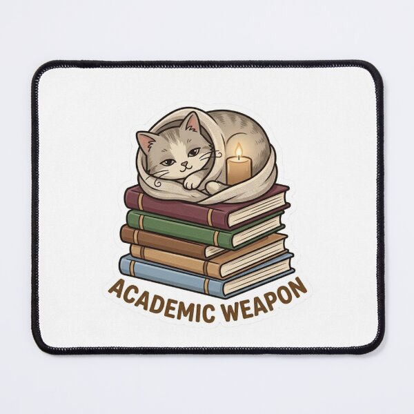 Item preview, “Academic Weapon” Study Sticker designed and sold by carolscoons.